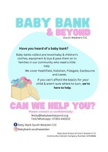 Baby Bank & Beyond (South Wealden) CIC