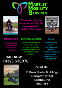 Martlet Mobility Services, Eastbourne